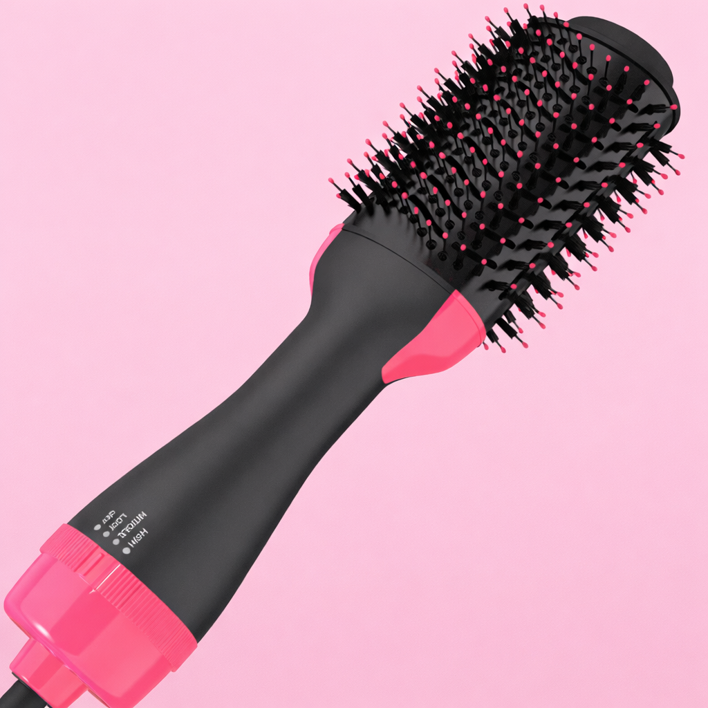 Roze Föhnborstel